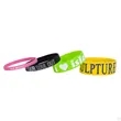 1/2" Debossed Color Filled Silicone Wristbands