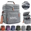 Double Compartment Insulated Cooler Lunch Bag