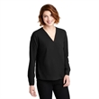Port Authority Ladies Wrap Blouse.
