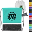 Gym Dual Color Team Bags Three-Tone Drawstring Backpack