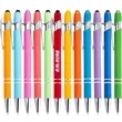 Rubberized Soft Touch Ballpoint Metal Pen