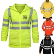 Reflective Safety Hoodie Jacket HIGH Visibility