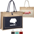 Cotton Stylish Shopping Pocket Jute Tote Bag