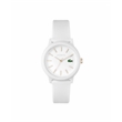 Lacoste L.12.12 Ladies  Watch. White TR90 Case. White Dial