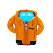 Insulated 12 oz Can Cooler Puffer Jacket in Orange