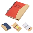 Spiral-Bound Notebook W/ Ballpoint Pen & Sticky Notes