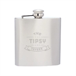 6 oz. Lazio Stainless Steel Hip Flask (Engraved Imprint)