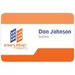 3" X 2" Tucson Plastic Full Color Name Badge