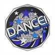 2" Dance Decagon Colored Medal