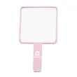 Handheld Cosmetic Mirror Portable Square Plastic Home Travel