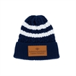 Cable Knit Beanie With Fold/Cuff