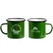 12 Oz Campfire camping enamel mug