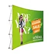 10'x8' Curved Pop Up Fabric Foldable Display Wall