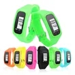 Silicone Fitness Tracker Pedometer Watch
