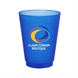 16 oz. Court Side Frosted Plastic Stadium Cups Full Color
