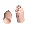Color Pencil Bucket Packed Natural Wooden