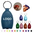 PU Leather LED Flashlight Keychain