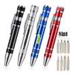8 In-1 Multi Pocket Pen Screwdriver Tool Set Kit