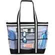 Top Zip Tote Large Mesh Bag-32L
