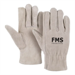 Premium Suede Leather Gloves with Elastic Top