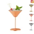 Stainless Steel Martini Glasses 8Oz