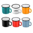 12 oz. Enamel Coffee Mug with Handle