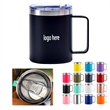 12 Oz Double Layer Thermos Mug With Lid And Handle