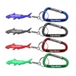 Shark shape keychain with carabiner