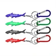 Shark shape keychain with carabiner