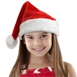 Child-Sized Red Plush Santa Hat
