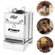 Outdoor Camping Folding Firewood Cookware Stove BBQ Grill