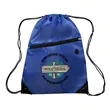 GLOBE TROTTER Drawstring Backpacks with Pocket Full Color