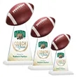 Edenwood Football VividPrint™ Award - White