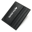 LEATHER CARD WALLET WITH RFID PROTECTION