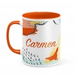 11 OZ 2 Tone Inner and Handle Mugs