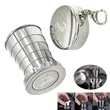 Stainless Camping Cookware Retractable Utensil Folded Cup