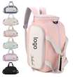 Women's Gym Bag Multifunctional Backpack w/ Shoe Compartment