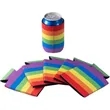 Rainbow Design Beer Can Coolers Sleeves