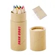 12 Piece Colored Short Pencil Set