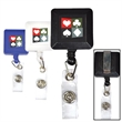Square Retractable Badge Reel with Belt Clip