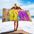 Full Color 30" X 60" Micro fiber Beach Towel