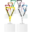 USA Made Dye-Sub Lanyard with Badge Holder