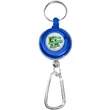 Transparent Badge Reel with Carabiner and Keyring