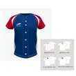 Customized Short Sleeve Baseball Uniform With Logo