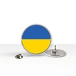 Support Ukraine Express Lapel Pin (Circle)