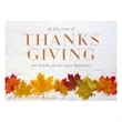 Fall Leaf Line-up Business Thanksgiving Card