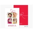 Joyful Gift Flat Photo Christmas Card