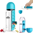 7 Day Pill Box Organizer With Water Bottle