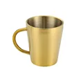 Stainless Steel  Double layer Office Mug Beer Cup