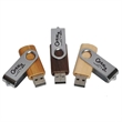 Wood Swivel Usb Drive